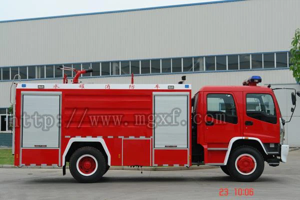 6000L Middle Size Water Tank Fire Truck