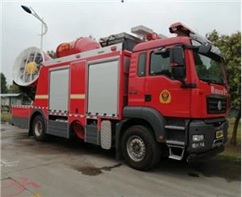 350.000 kubičnih metrov dimnih izpušnih plinov gasilsko vozilo